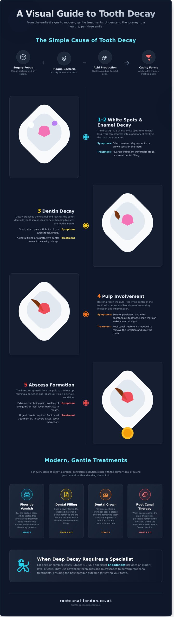 What to Expect from a Decay Dentist: A Reassuring Guide to Treatment - Infographic